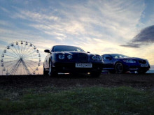 Jaguars on a club stand at the Silverstone Classic