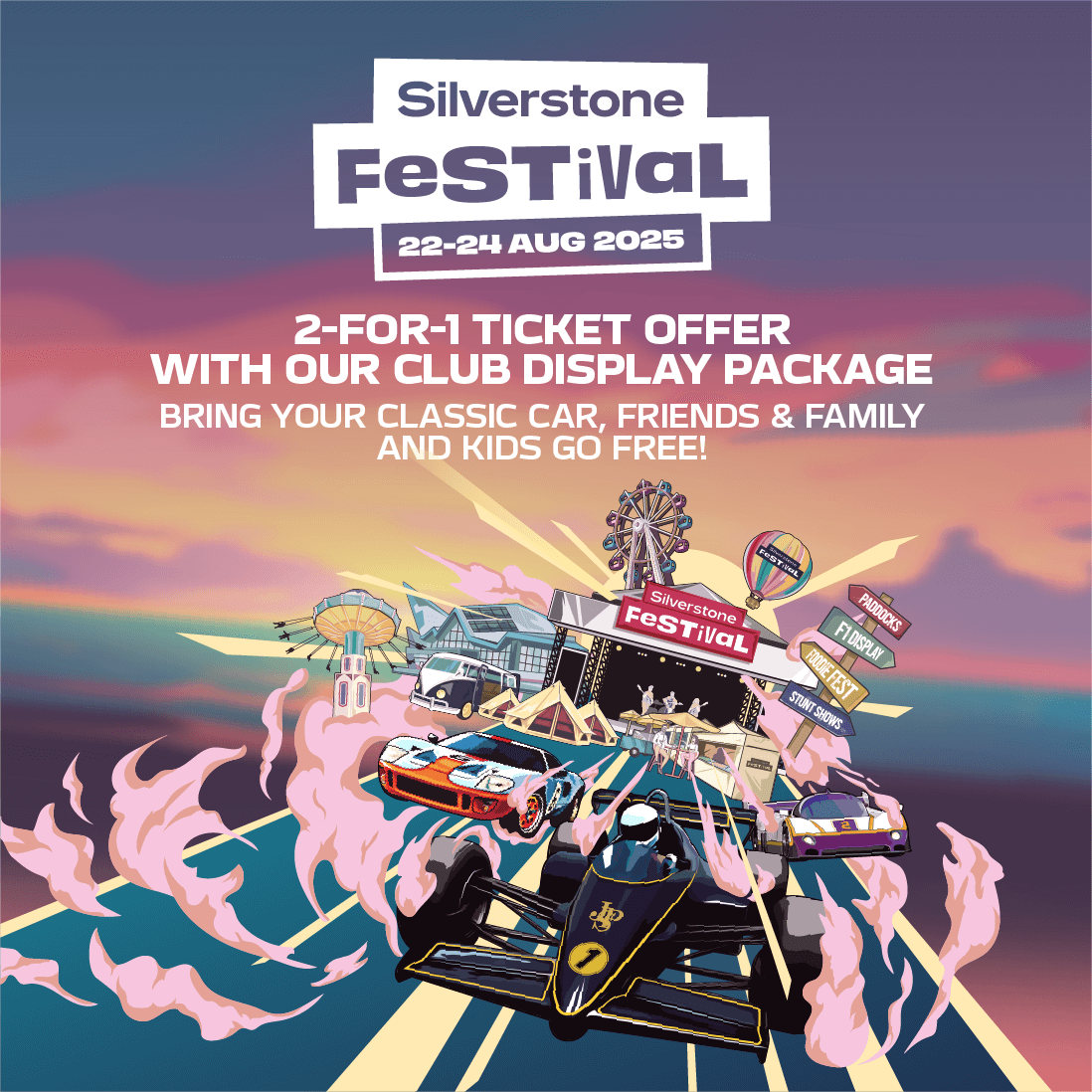 SIlverstone Festival 2025 Flyer