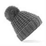 Pom Pom Chunky Knitted Hat BC415